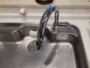 千葉キッチン取付け隊　浄水器一体水栓の取替　施工後